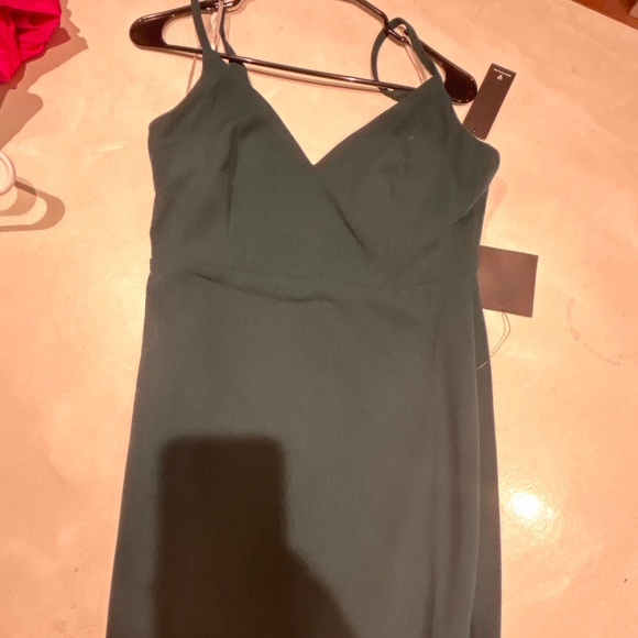 Lulus Evergreen Floor length gown - Picture 1 of 3